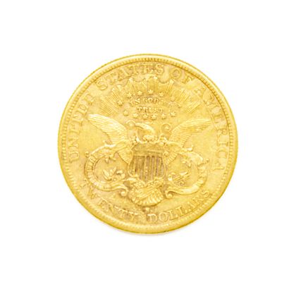 1 piece of 20 dollars gold Liberty with motto...