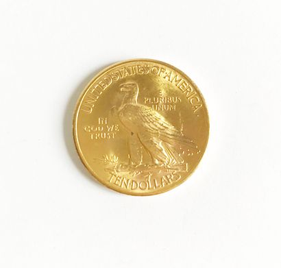 null Une pièce de 10 dollars or - Tête d'indien -1926
Poids : 16,75 g
Dans son enveloppe...