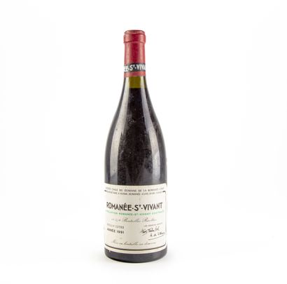 null 1 bouteille ROMANÉE SAINT-VIVANT 1991 Domaine de la Romanée-Conti
(Niveau bon,...