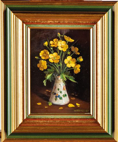 null TOUTOUNOV SERGE (1958 - )
Fleurs dans un vase
Huile sur toile, signée en ba...