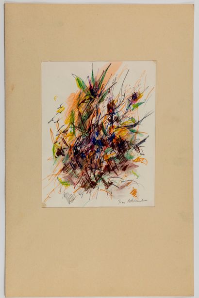 null Jean BREANT (1922-1984)
Composition Abstraite
Pastel, signé en bas à droite...