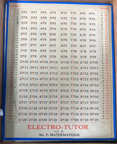 null ELECTRO-TUTOR - Vers 1935
Jeux comprenant plusieurs planches notamment de :...