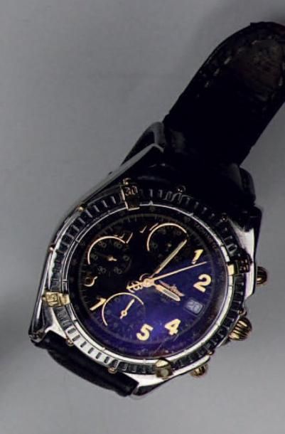 BREITLING Bracelet montre Chronomate dans sa boite d'origine.