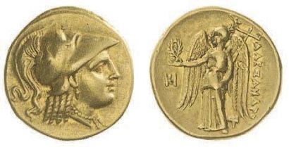 GRÈCE Macédoine, Alexandre III (336-323). Statère d'or (8,49 g.) frappé à Milet R/...