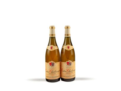 null Two bottles Corton Charlemagne grand cru blanc domaine Capitain Gagnerot 20...