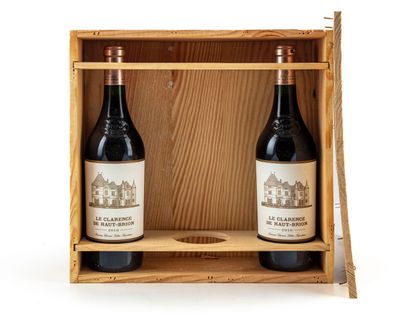 2 bouteilles Le Clarence de Haut-Brion, 2016
Caisse...