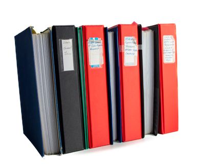 null Collection of French colonies presented in 8 modern binders from the origins...