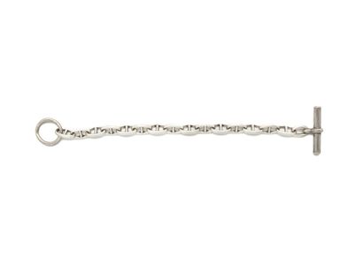 null HERMES - Paris
Silver anchor chain bracelet. Unsigned
In box 
Length : 21,5...