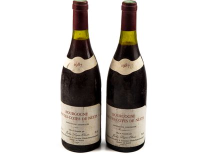 null 2 Bottles Bourgogne Hautes-Cotes de nuits 1987, Concoeur Nuit Saint Georges