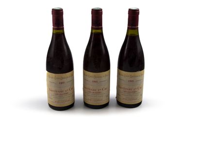 null Three bottles Santenay 1er cru les Gravières rouge domaine Michel Colin-Deléger...