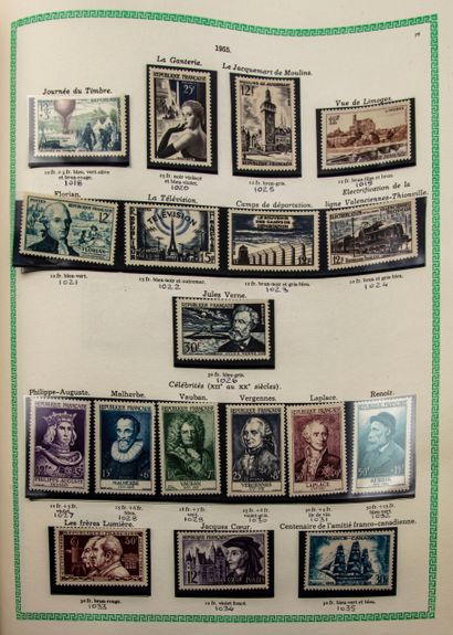null FRANCE 
Bulk in a box consisting of a collection of cancelled postage stamps,...