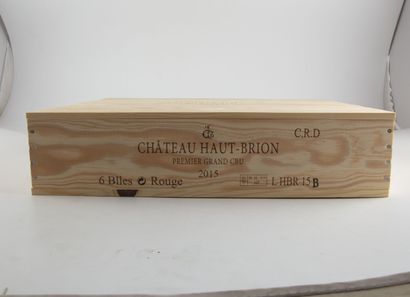 null 6 bottles Château Haut Brion 2015 1er GCC Pessac-Léognan
(Perfect condition)...