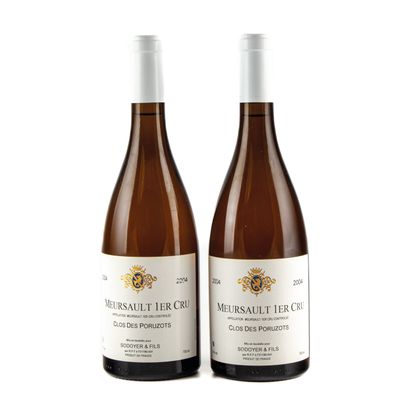 null 2 Bottles MEURSAULT 1er Cru "Clos des Poruzots" 2004. White wine.
Domaine Soduyer...
