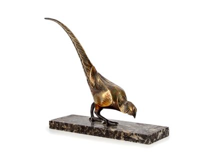 null Attributed to Irénée ROCHARD (1906-1984) 
Pheasant 
Proof in chased bronze with...