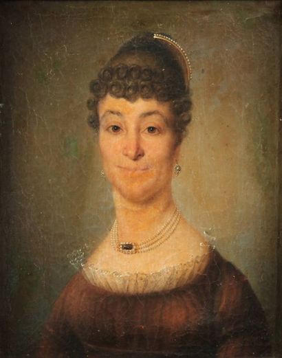 ECOLE FRANCAISE du XIXème siècle 

Portrait...