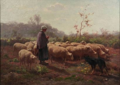 FRANTZ DE BOREL

La gardienne de moutons...