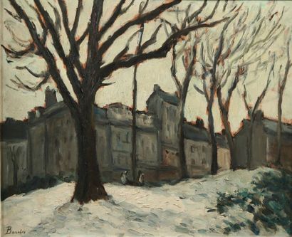 null Léonard BORDES (1868-1969)

Place sous la neige

Huile sur toile signée en bas...