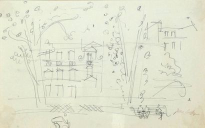 null Jean DUFY (1888-1964)

Le parc

Crayon noir portant le cachet de la signature

Déchirures...