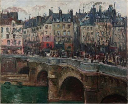 null Emile-Othon FRIESZ (1879-1949)

Le pont neuf 1902

Huile signée et datée en...