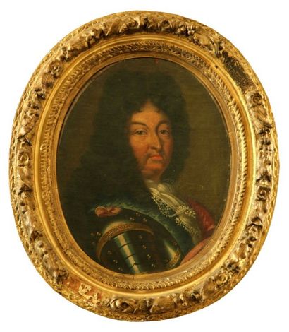 null Ecole FRANCAISE vers 1700

Portrait de Louis XIV en buste

Toile ovale

40 x...