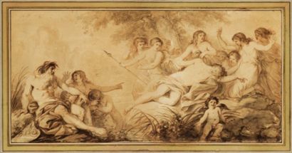 null Jean-Jacques LAGRENEE (1739-1821)

Le sommeil de Renaud

Lavis brun sur esquisse...
