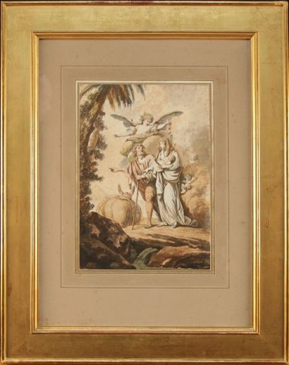 null Attribué à Jean-Jacques LE BARBIER (1738/1826)

Nativité

La fuite en Egypte

Plume...
