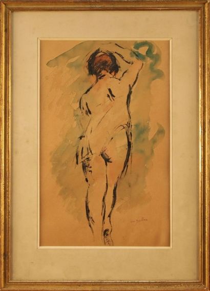 null Abel BERTRAM (1871-1954)

Nu de dos

Encre et aquarelle signée en bas à droite.

50...