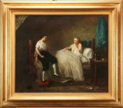 Alexis MATHONAT,


La visite, 1860


Toile...
