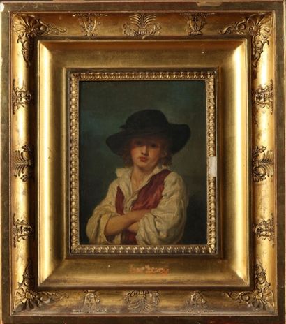 ECOLE FRANCAISE du XIXème siècle 
Portrait...