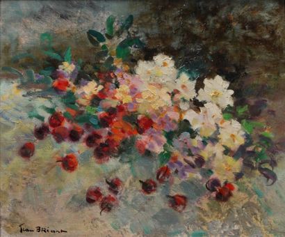 Jean BREANT (1922 - 1984) 
Jetée de fleurs...