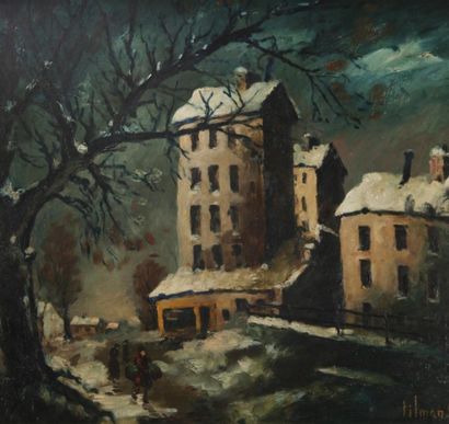Emile Henry TILMANS (1888-1960), 
Paysage...