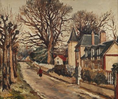 null Gaston GIROULT (1913 - 1974)

La rue du village

Huile sur toile signée en bas...