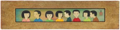 MAI THU MAI THU (1906-1980)

Huit enfants, garçons et filles

Gouache et encre sur...