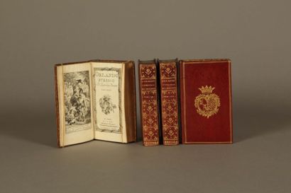 ARIOSTE ARIOSTE. Orlando Furioso… Paris Prault, 1746, 4 vol. in-12 maroquin rouge...