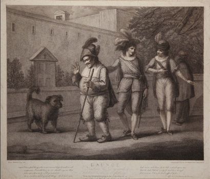 null Carton de 15 gravures in-folio du XVIII° siècle d'après Vernet, Boilly etc.