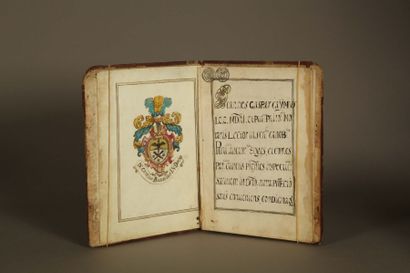 DIPLÔME DIPLÔME. Doctorat en théologie pour Charles BUSSOLLA. 1713, in-4 calligraphié...