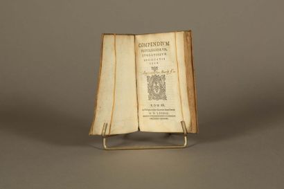 JÉSUITES JÉSUITES. Compendium privilegiorum et gratiarum societatis Jesu. Romae 1584,...