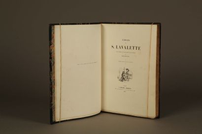LAVALETTE (S.) LAVALETTE (S.). Fables illustrées de nouvelles eaux-fortes par Grandville....