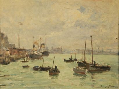 Georges BINET (1865-1949) Georges BINET (1865-1949)

Le Port du Havre

Huile sur...