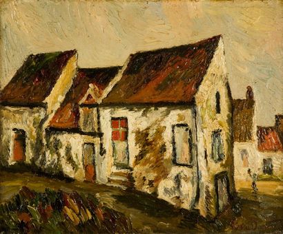 Pierre DUMONT (1884-1936) Pierre DUMONT (1884-1936)

Les Maisons aux toits rouges

Huile...