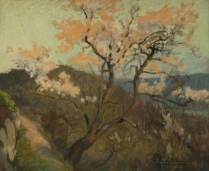 Hyppolite MADELAINE (1871-1966) Hyppolite MADELAINE (1871-1966)

Paysage au printemps

Pastel

59...