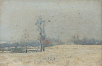 Charles FRECHON (1856-1929) Charles FRECHON (1856-1929)

Paysage d’hiver

Toile signée...