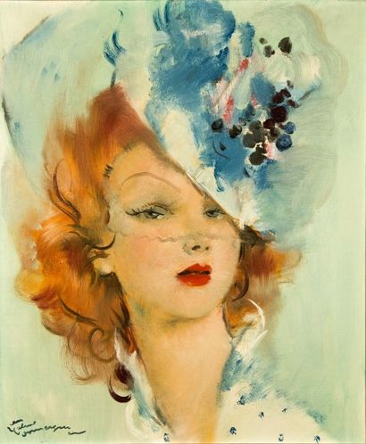 Jean-Gabriel DOMERGUE (1882 - 1962) Jean-Gabriel DOMERGUE (1882 - 1962)

Portrait...