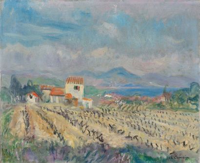 Charles CAMOIN (1879-1965) Charles CAMOIN (1879-1965)

Ferme dans les vignes, Saint-Tropez,...