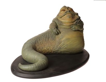 null Attakus Star Wars. Jabba the Hutt. Résine. N° : 651 / 750. 65 x 45 cm.