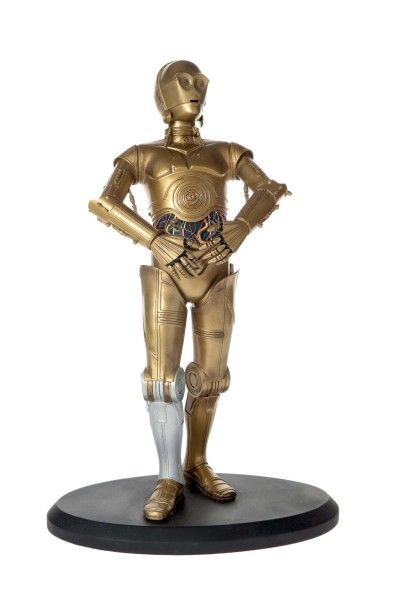 null Attakus Star Wars "C-3PO", résine. N° 255/1500. H : 37,5 cm.