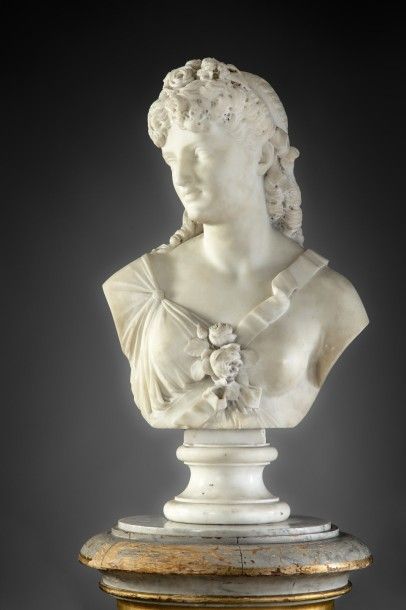 J. CLESINGER (1814-1883)

Buste de femme

Daté...