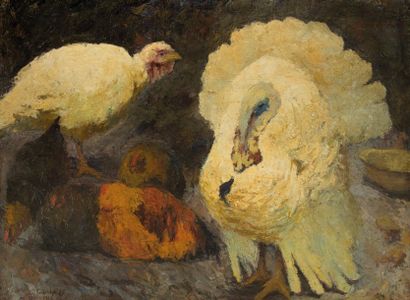 Marcel COUCHAUX (1877-1939) Marcel COUCHAUX (1877-1939)

Les dindons et les poules...