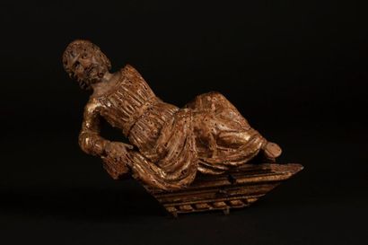 Saint Saint en bois polychrome

Epoque : XVIIIème siècle

30 cm