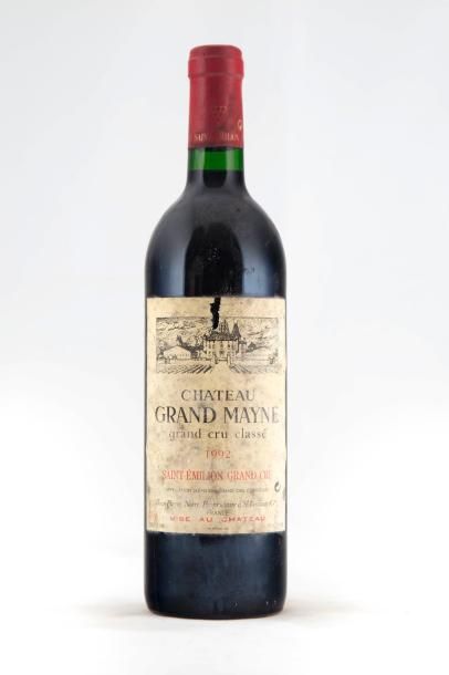 null 12 CHATEAU GRAND MAYNE (ETH à ETA et 3 SE) SAINT EMILION GRAND CRU CLASSE 1...